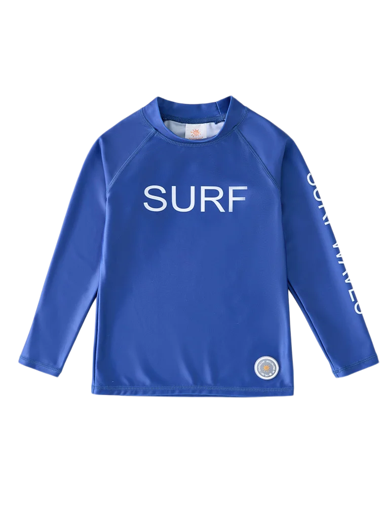 Camiseta Infantil Manga Longa para Praia e Piscina
