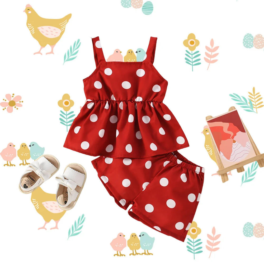 Conjunto Bebê Menina 2 Peças Vestido Regata  E Tapa Fralda Bloomer