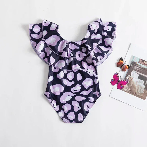Maiô Infantil Menina Estampados com Babados