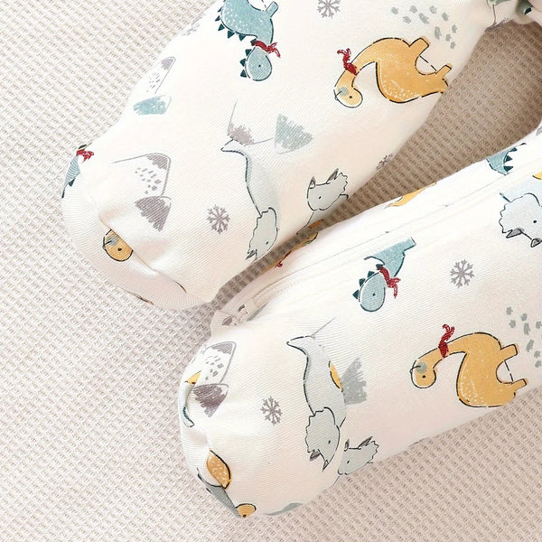 Kit 2 Macacões Bebê Menino – Manga Longa, Pé Fechado em Algodão