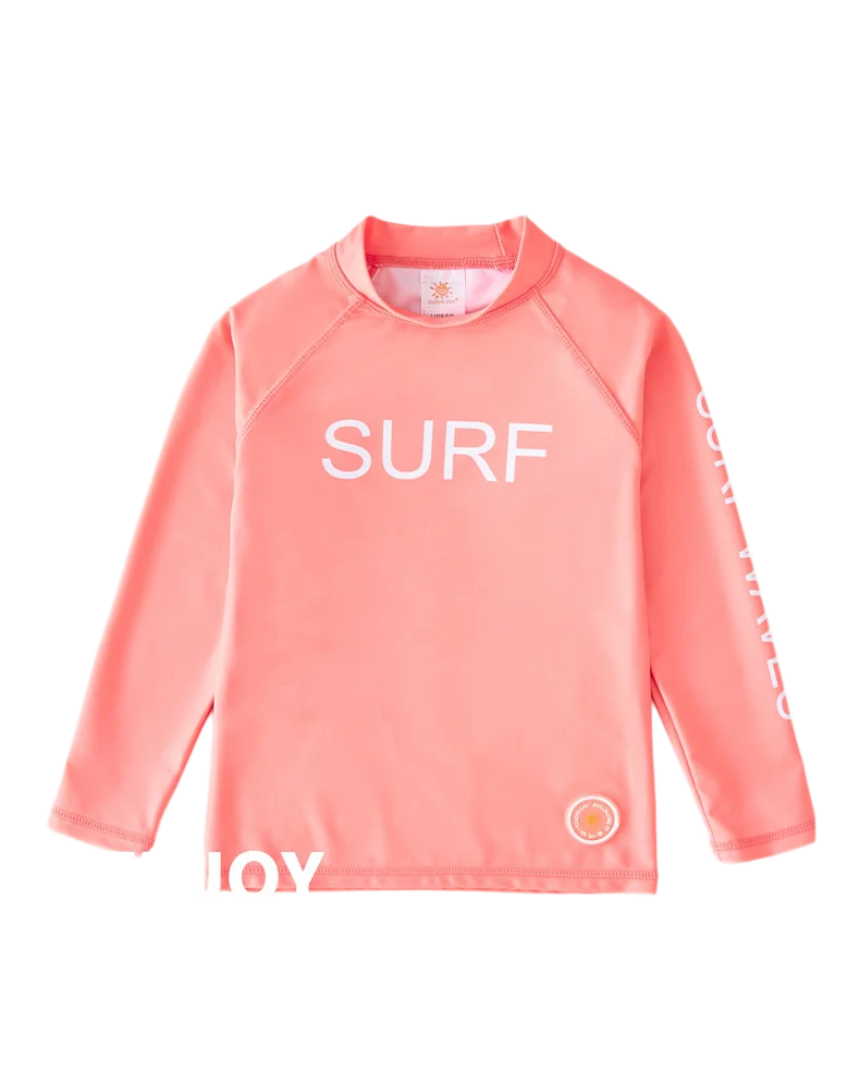 Camiseta Infantil Manga Longa para Praia e Piscina