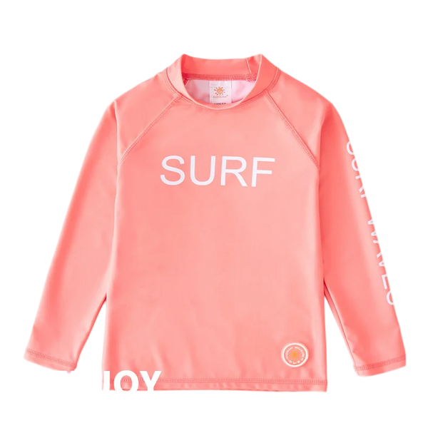 Camiseta Infantil Manga Longa para Praia e Piscina