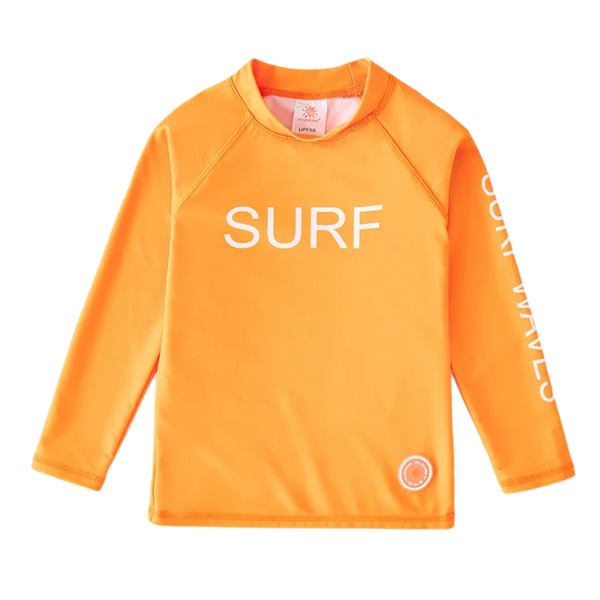 Camiseta Infantil Manga Longa para Praia e Piscina