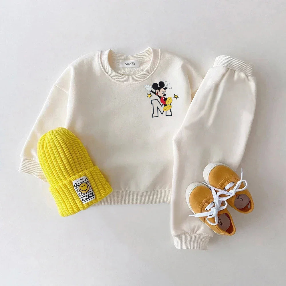 Conjunto Bebê Menina 2 Peças Blusa Manga Longa e Calça Jogger