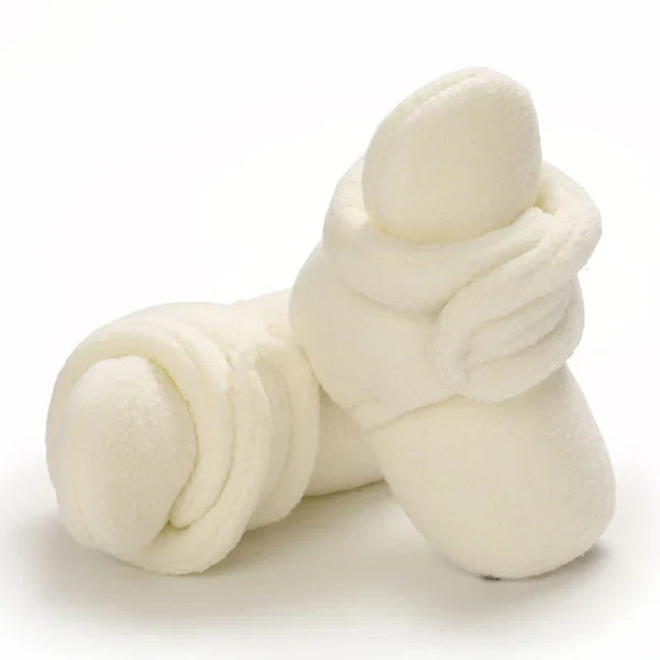 Sapatinho de Bebê Tipo Botinha com Punho Dobrável