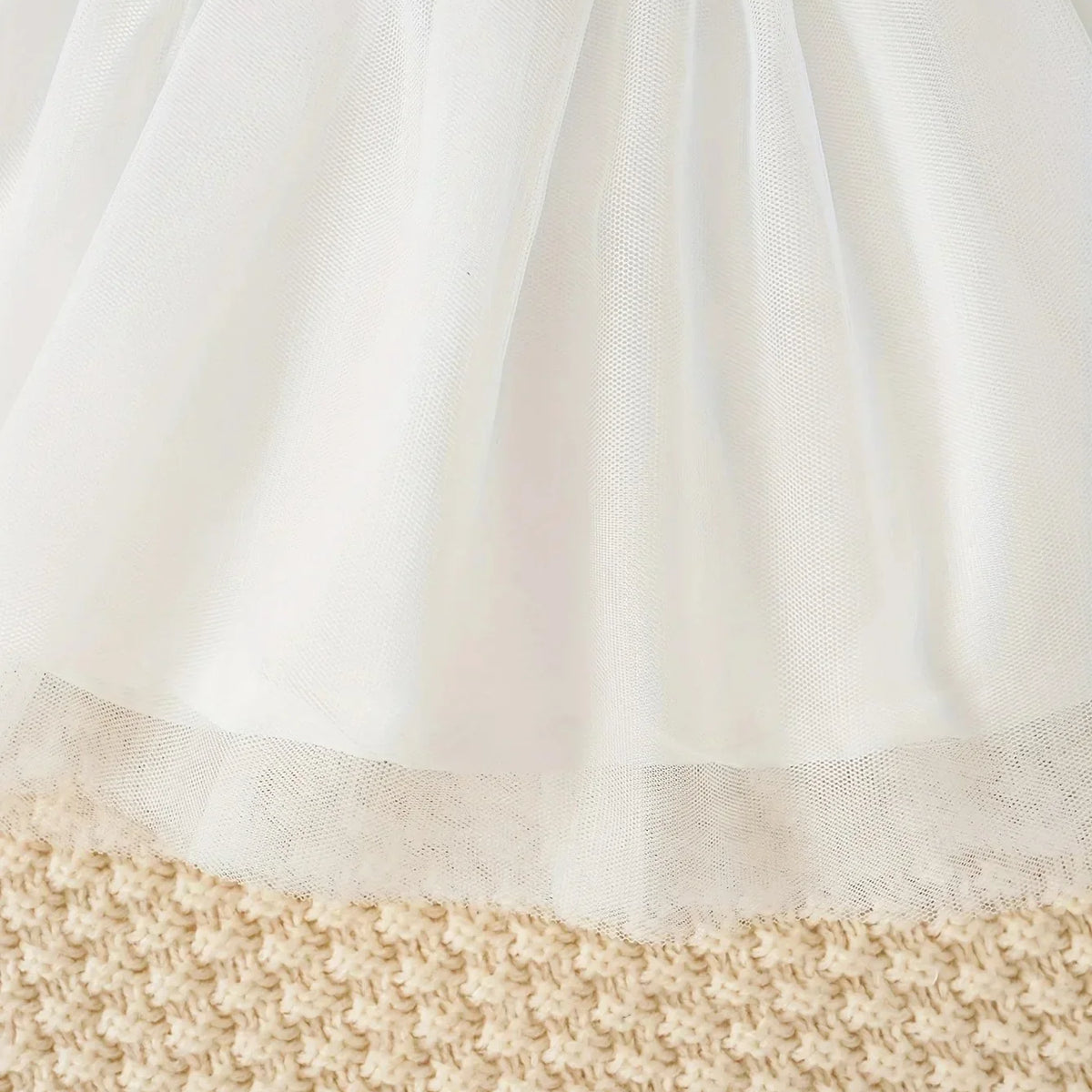 Vestido Bebê Menina Conjunto Tule Bordado Floral com Bolero