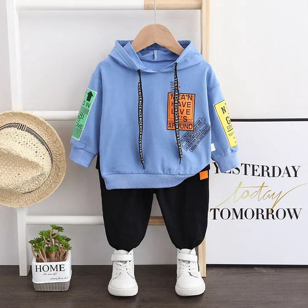 Conjunto Moletom Infantil com Capuz e Calça Jogger