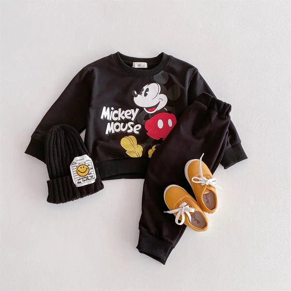 Conjunto Moletom Bebê  Menino 2 Peças Blusa e Calça Jogger