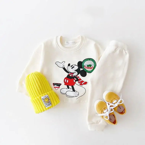 Conjunto Bebê Menina 2 Peças Blusa e Calça com Estampa