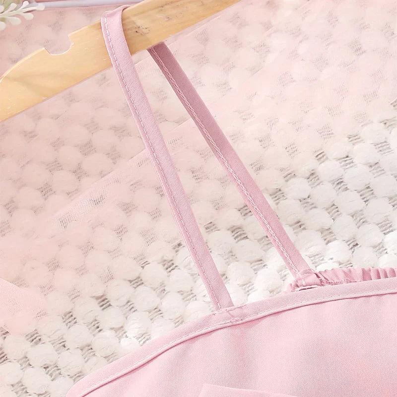 Conjunto Infantil Menina Top Alça Fina com Laço + Short com Detalhe nas Laterais 2 Peças