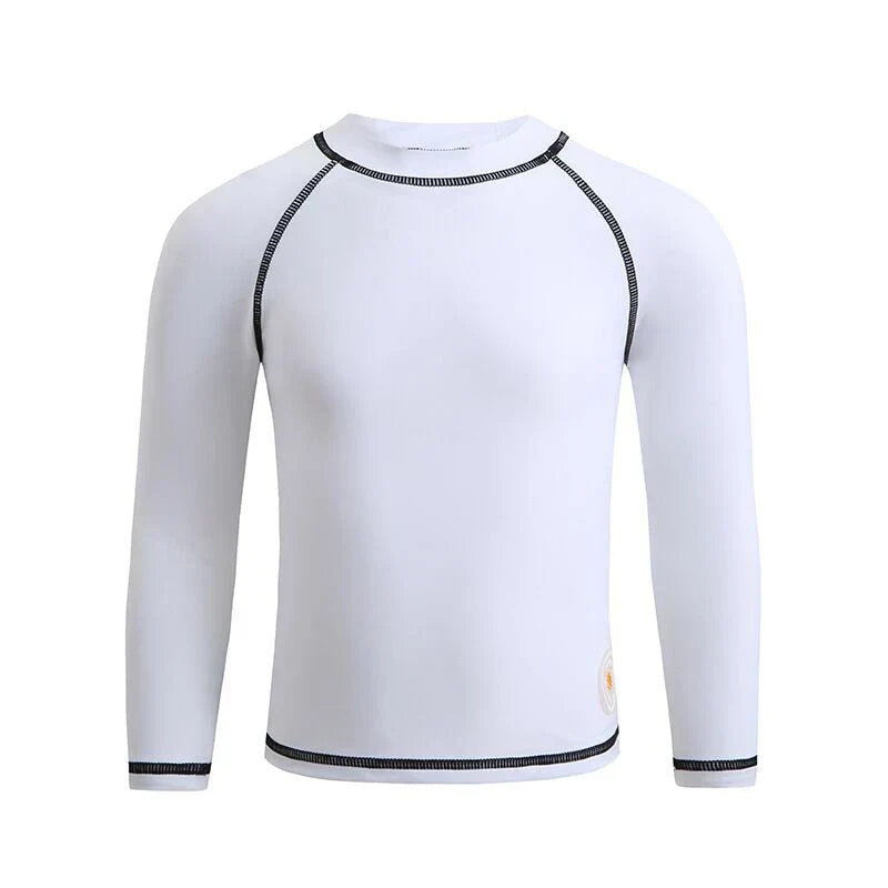 Camiseta Infantil Manga Longa para Praia e Piscina