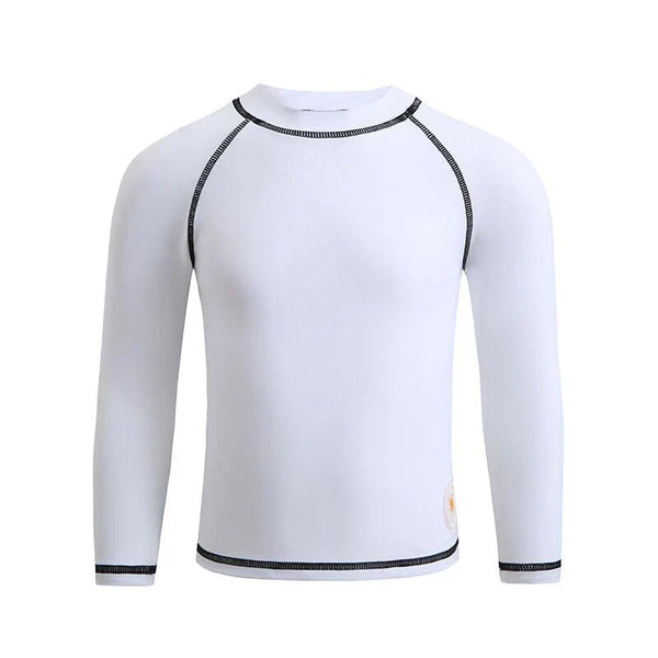 Camiseta Infantil Manga Longa para Praia e Piscina