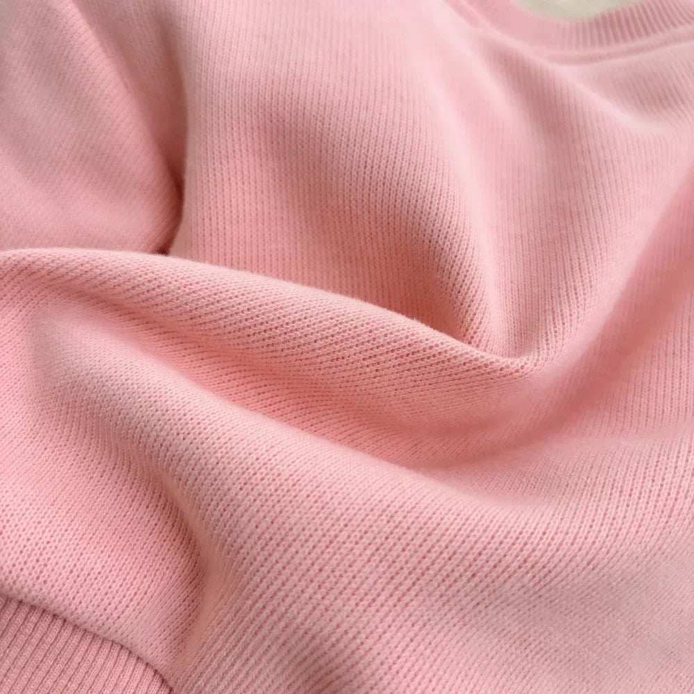 Conjunto Bebê menina 2 Peças Blusa Manga Longa com Aplique Coelhinho e Calça Comprida