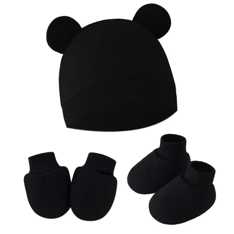Kit Recem Nascido Meia + Luva + Touca