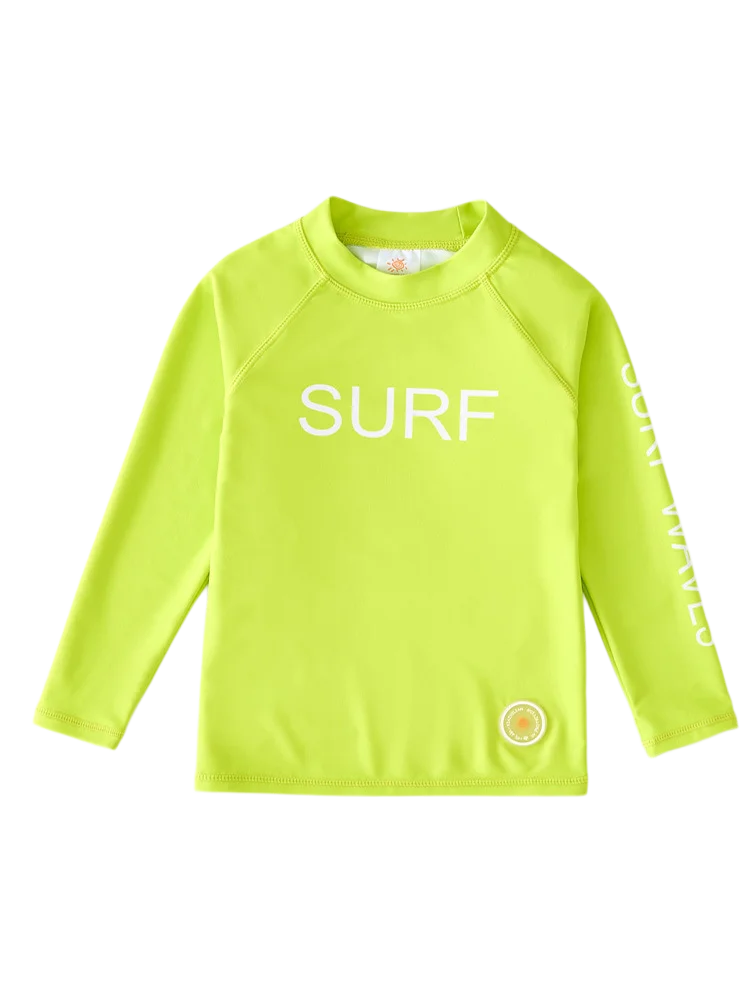 Camiseta Infantil Manga Longa para Praia e Piscina
