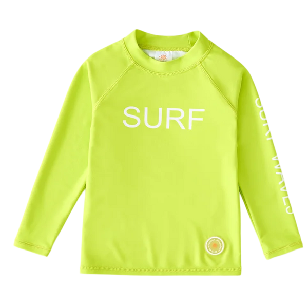 Camiseta Infantil Manga Longa para Praia e Piscina