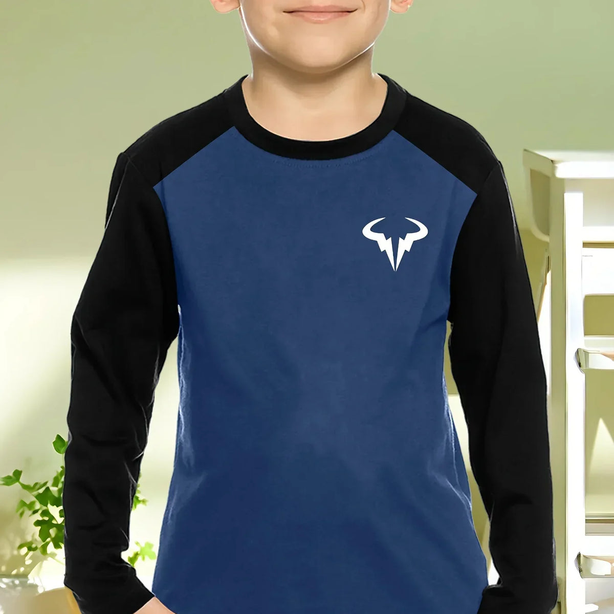 Camiseta Infantil Manga Longa Estampada